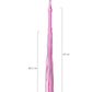 Anonymo Deri Kırbaç #0006, PU deri, pembe, 64 cm