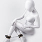 Anonymo BDSM Ayak Kelepçe #0152, PU deri, baskılı, 27 cm