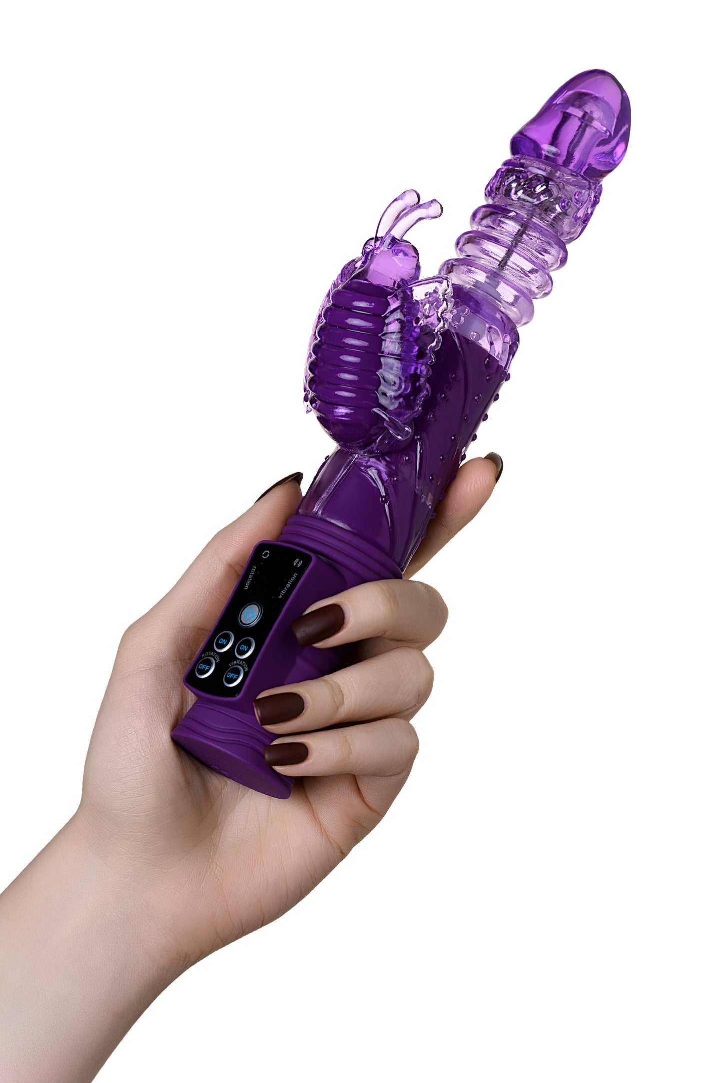 A-Toys by TOYFA High-Tech Klitoral Uyarıcı Vibratör, TPR, mor, 23 cm