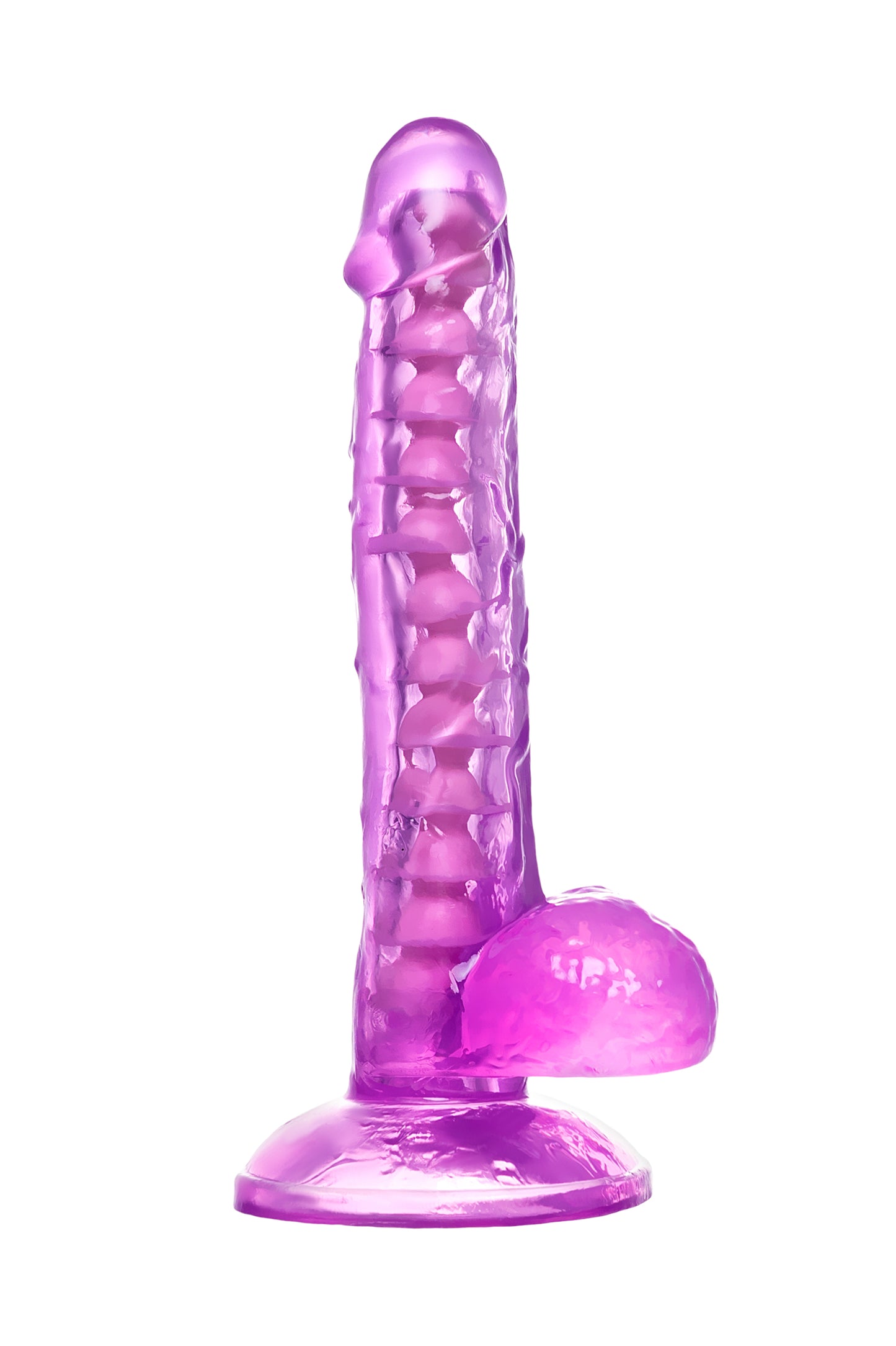A-Toys by TOYFA Jel Dildo Celiam, TPE, mor, 20,5 cm