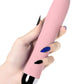 PHYSİCS FAHRENHEİT Titreşimli Toplu Isıtmalı Vibratör, silikon, pembe, 19 cm