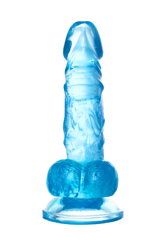 A-Toys by TOYFA  Jel Dildo, TPE, Cam göbeği, 15,8 cm