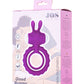 JOS GOOD BUNNY Penis Halkası, silikon, mor, 9 cm