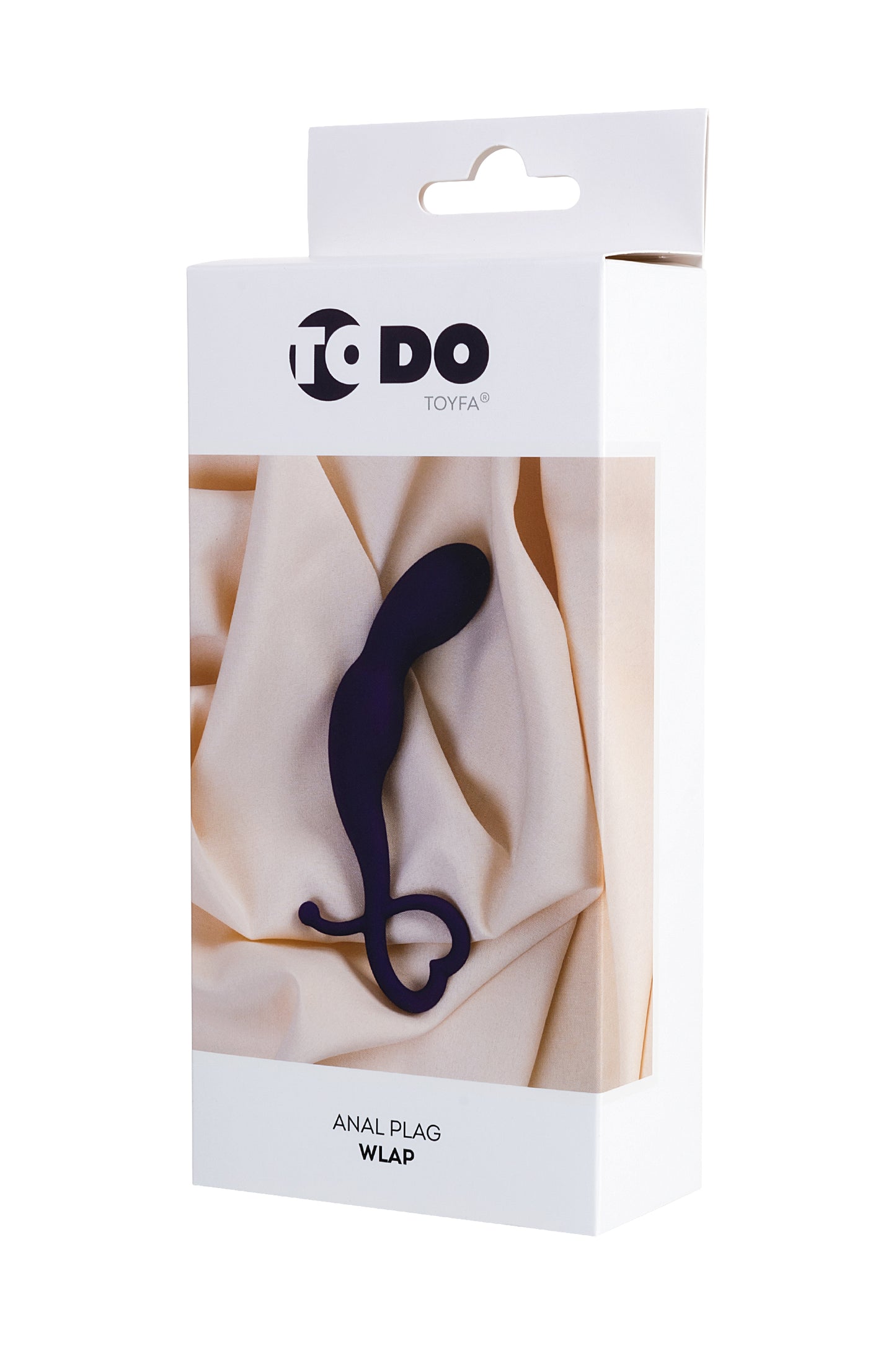 ToDo by Toyfa Wlap Anal Plug, silikon, mor, 16 cm, Ø 2,5 cm