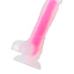 Beyond by Toyfa Peter Glow Gece Parlayan Dildo, Silikon, Şeffaf, 22 cm