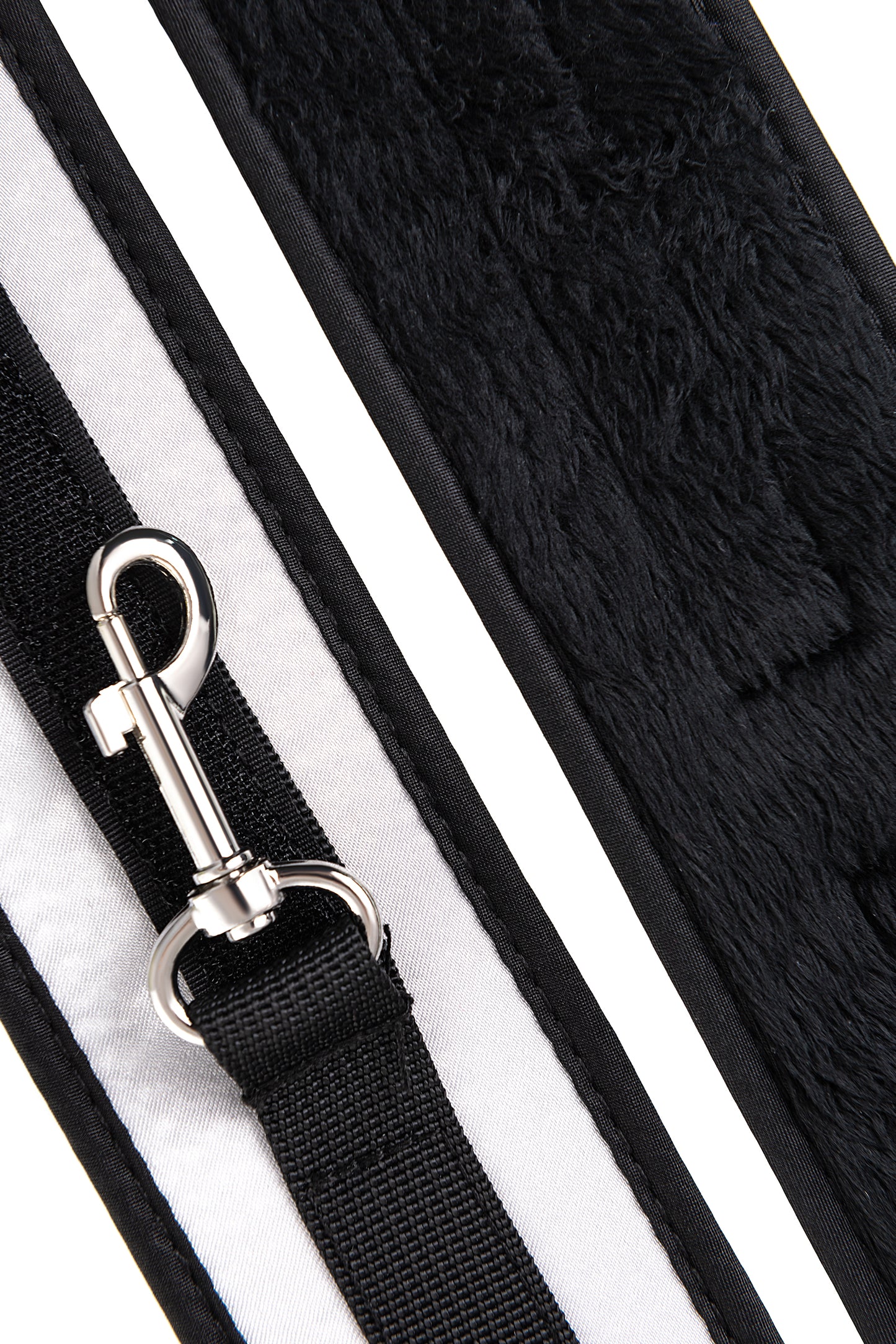 Anonymo BDSM Ayak Kelepçe, Saten, gümüş, 28,5 cm