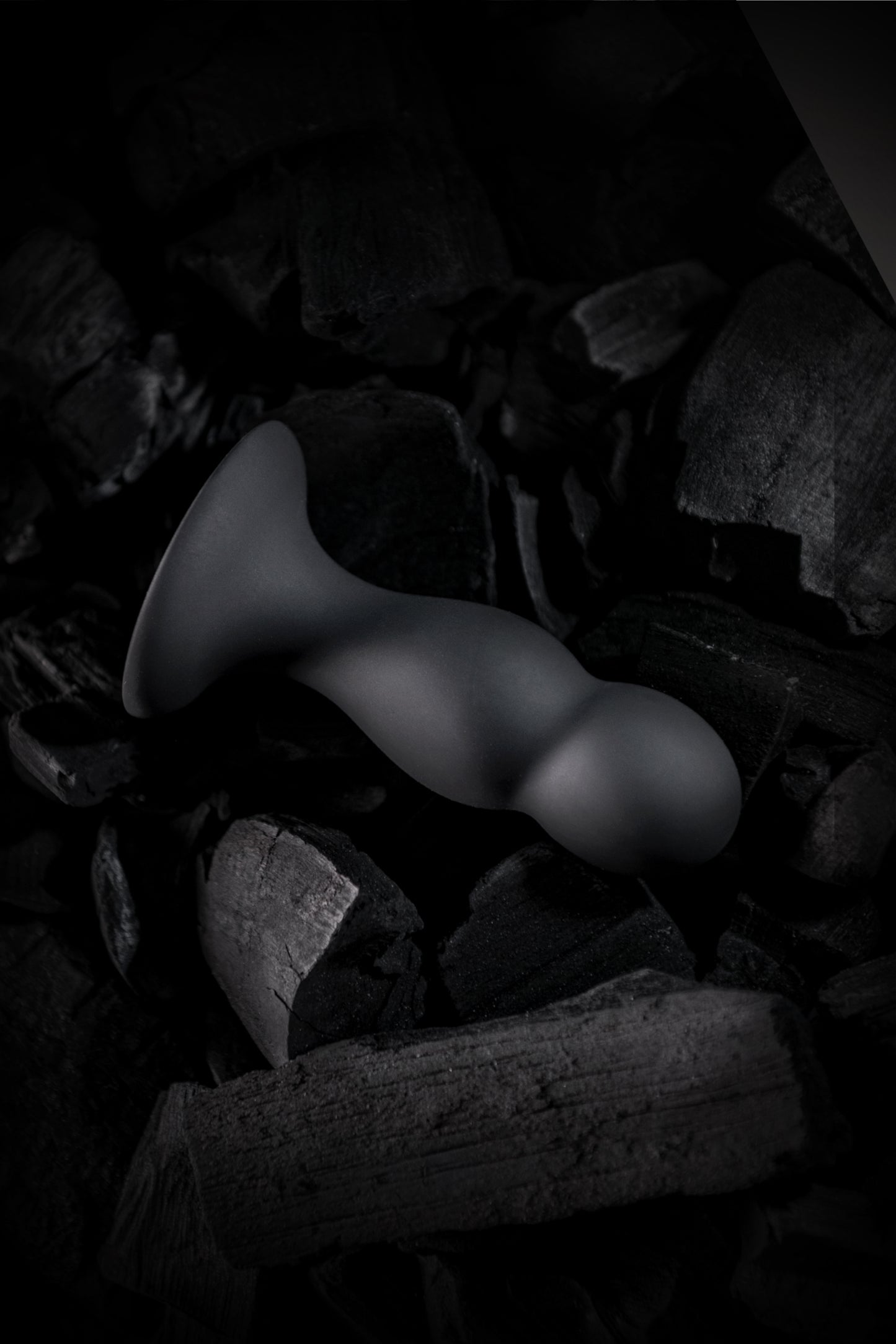 Erotist Hidro Anal Plug, M, silikon, siyah, 10,5 cm