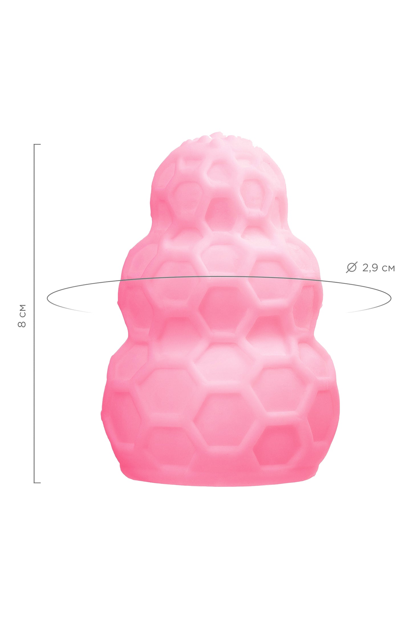A-Toys by TOYFA Masturbator Flaff, TPE, pembe, 8cm, Ø 2,9 cm