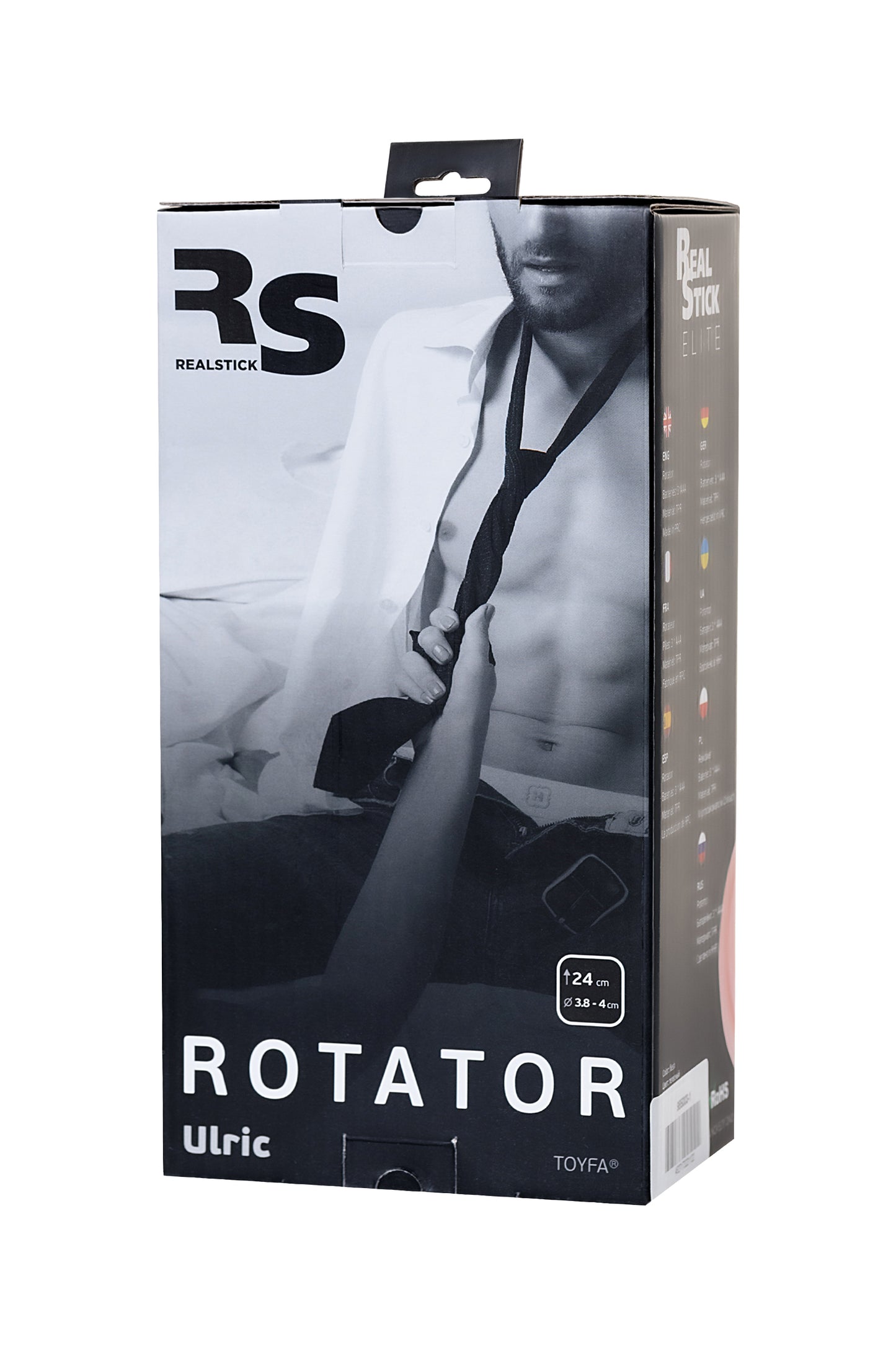 RealStick Elite Ulric Rotator, TPR, çıplak, 17 cm