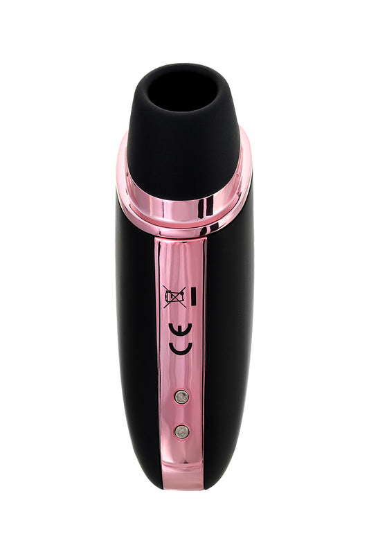 Satisfyer Love Triangle Vakum Dalgası Klitoral Stimülatör, Silikon, Siyah, 8,8 cm