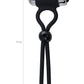 A-Toys by TOYFA Kement Ect, silikon, siyah, 14 cm