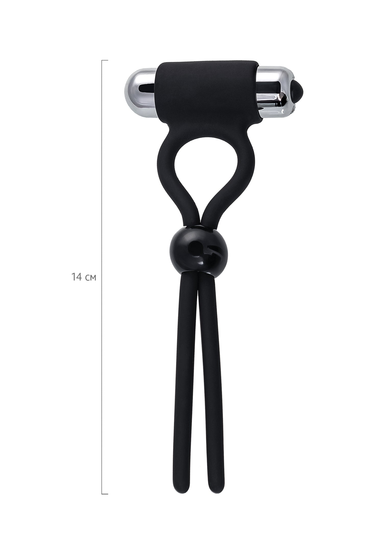 A-Toys by TOYFA Kement Ect, silikon, siyah, 14 cm