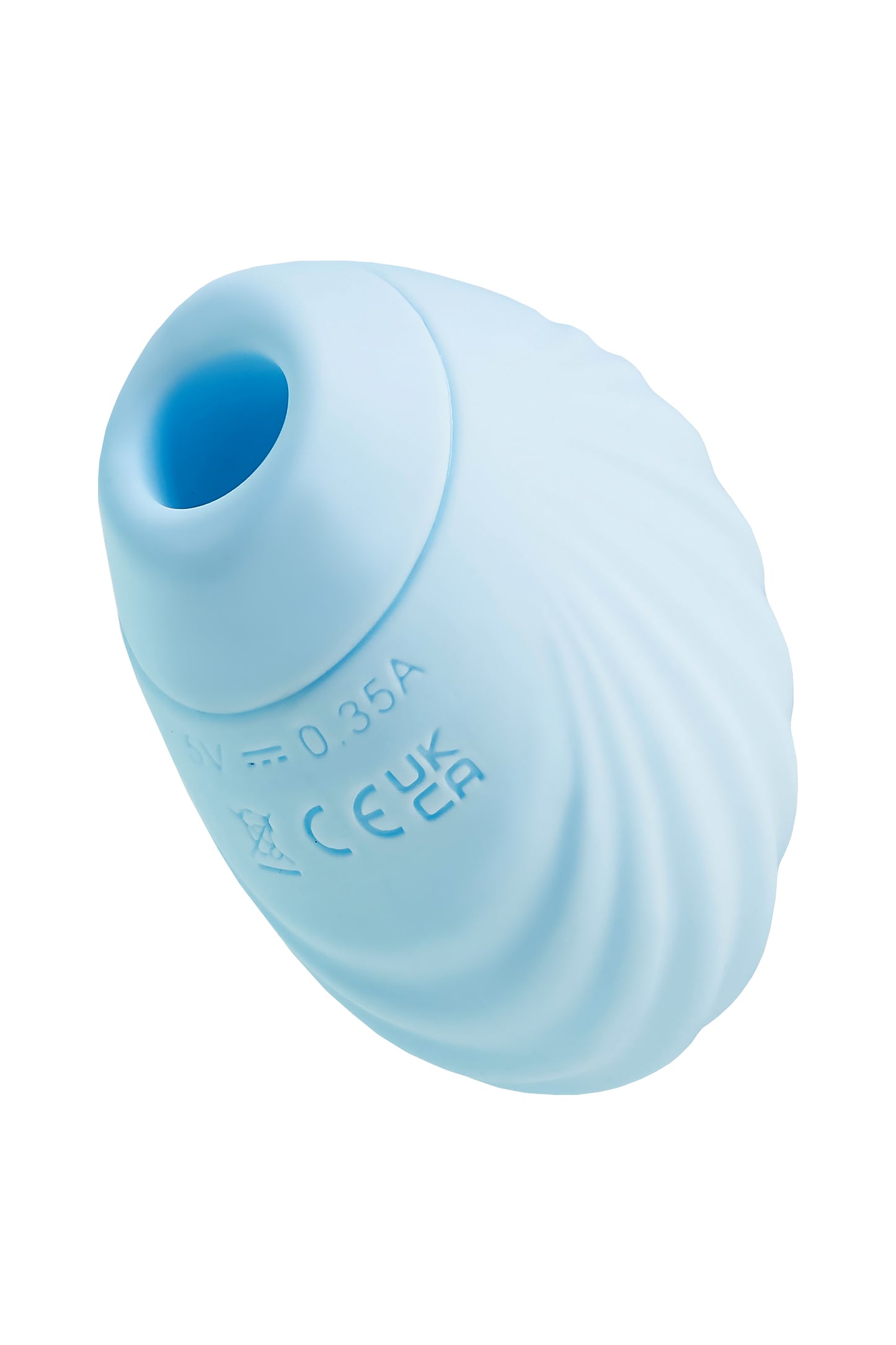 Qli by Flovetta Scall'dan vakum dalgası klitoral uyarıcı , silikon, mavi, 6 cm