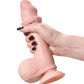 My Babe My Sweety Gerçekçi Yapay Penis, TPE, Çıplak, 21,5 cm