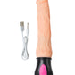 A-Toys by TOYFA Isıtmalı Realistik Vibratörü, TPE, Ten, 25 cm