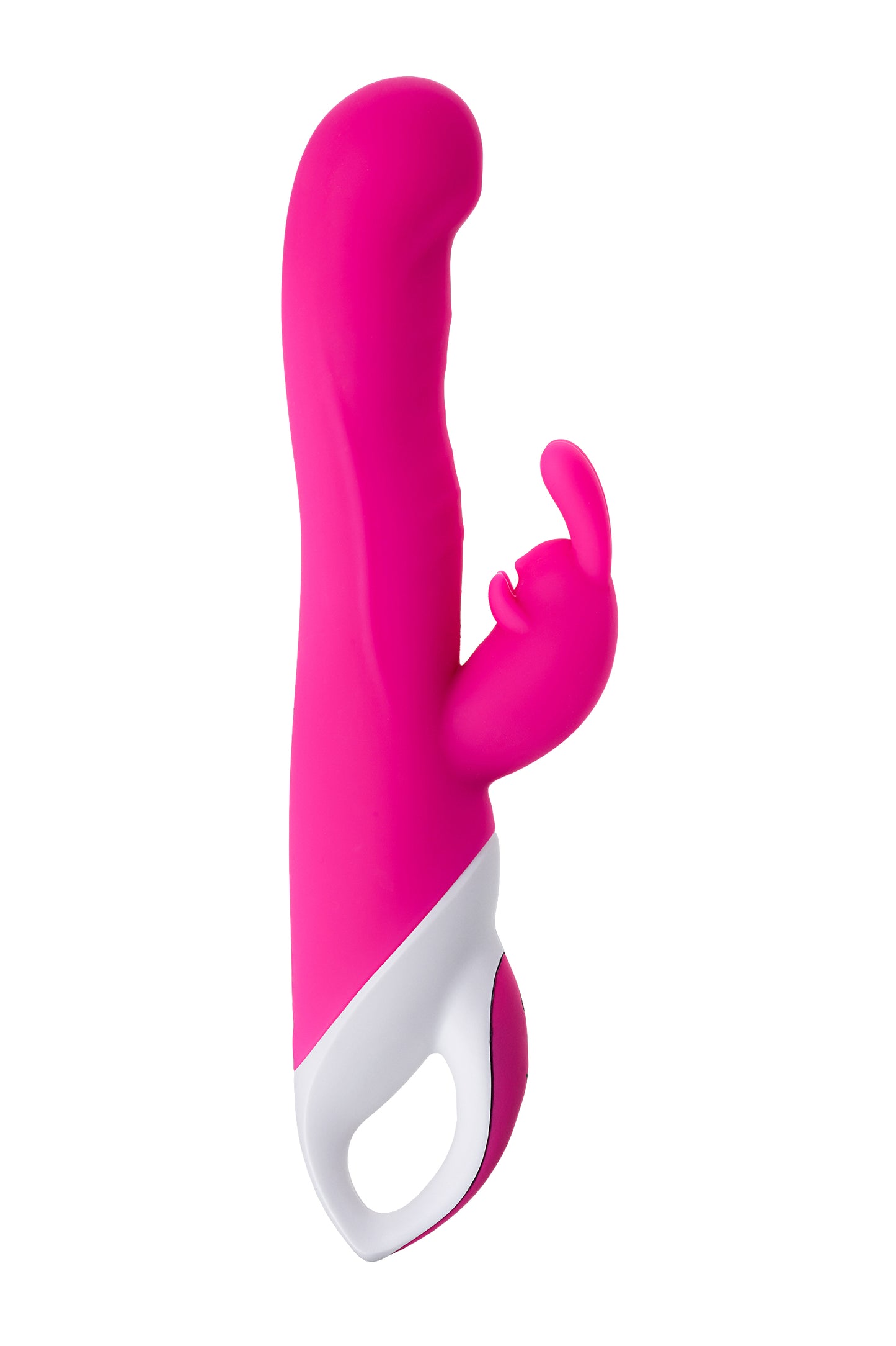 JOS ELLY Isıtmalı Vibratör,  silikon, pembe, 21,5 cm