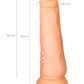 A-Toys by TOYFA  Vantuzlu Realistik Dildo, TPE, Ten, 18 cm