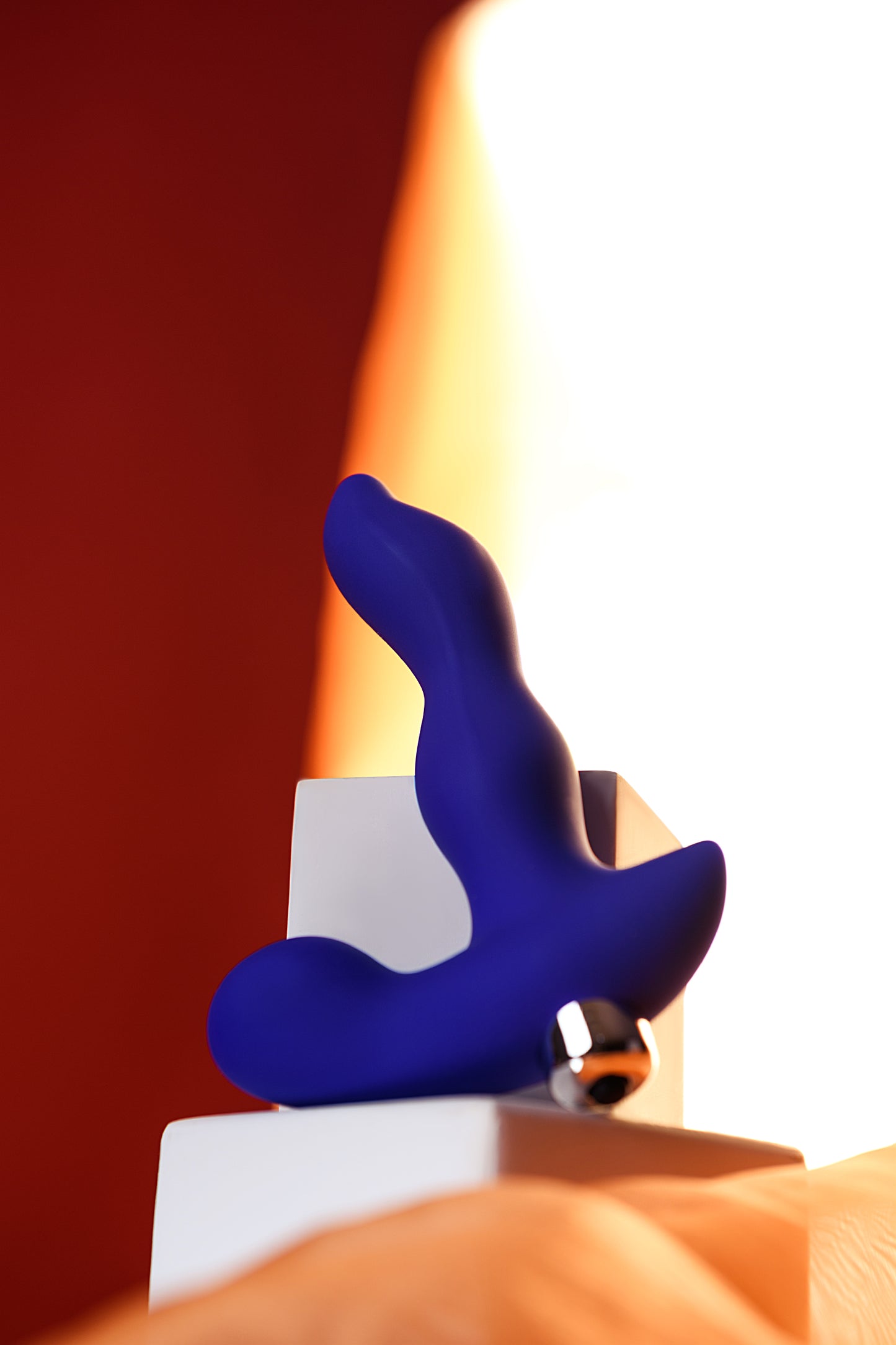ToDo by Toyfa Stroman prostat stimülatörü, silikon, mavi, 14,5 cm