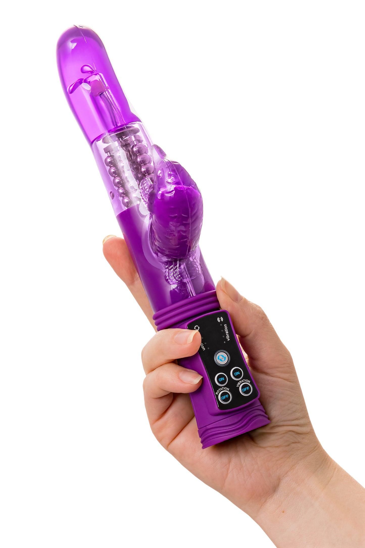 A-Toys by TOYFA Klitoral Uyarıcı Vibratör, TPR, Mor, 22,5 cm