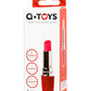 A-Toys by TOYFA Ruj Mini Vibratör, ABS Plastik, Kırmızı, 9 cm