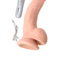 RealStick Elite Harvey'in Gerçekçi vibratörü, TPR, Çıplak, 20 cm