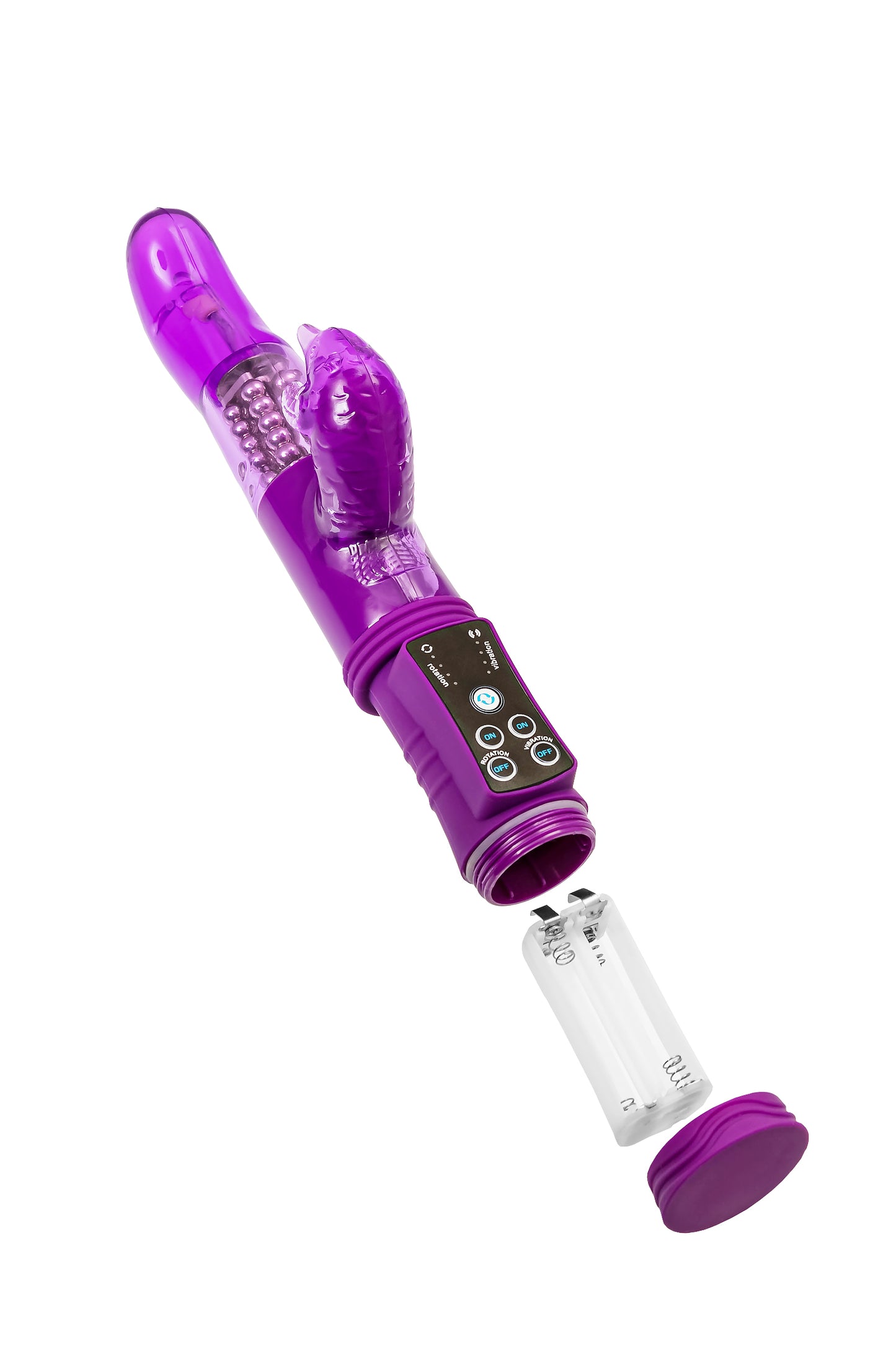 A-Toys by TOYFA Klitoral Uyarıcı Vibratör, TPR, Mor, 22,5 cm