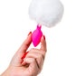 ToDo by Toyfa Sweet bunny kuyruklu anal kılıf, silikon, pembe, 13 cm, Ø 2,8 cm, 43 g