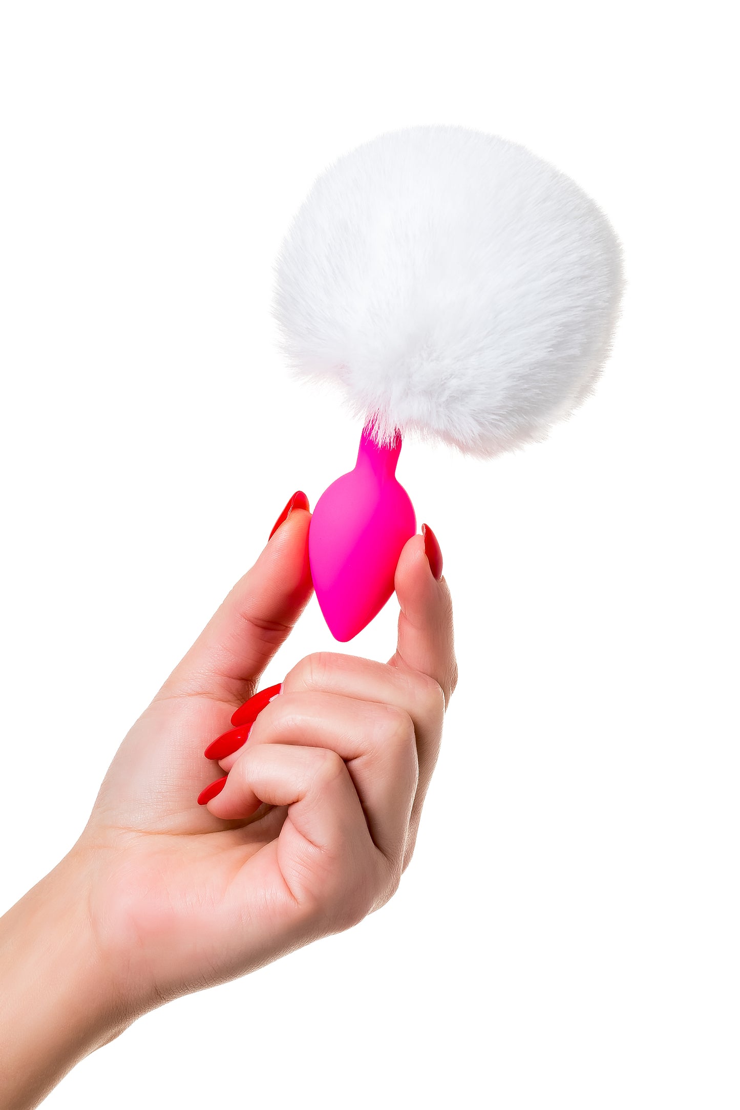 ToDo by Toyfa Sweet bunny kuyruklu anal kılıf, silikon, pembe, 13 cm, Ø 2,8 cm, 43 g
