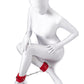 Anonymo BDSM Ayak Kelepçe #0155 , PU deri, kırmızı, 27 cm