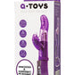 A-Toys by TOYFA Klitoral Uyarıcı Vibratör, TPR, Mor, 22,5 cm
