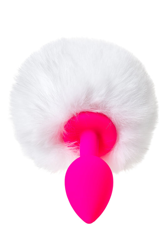 ToDo by Toyfa Sweet bunny kuyruklu anal kılıf, silikon, pembe, 13 cm, Ø 2,8 cm, 43 g