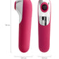 Satisfyer Dual Love Pink Vakum Klitoral Uyarıcı Vibratör, Silikon, Kırmızı, 16 cm