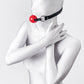 Anonymo BDSM Ağız Topu #0303, ABS plastik, kırmızı, 64 cm