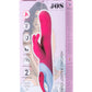 JOS ELLY Isıtmalı Vibratör,  silikon, pembe, 21,5 cm