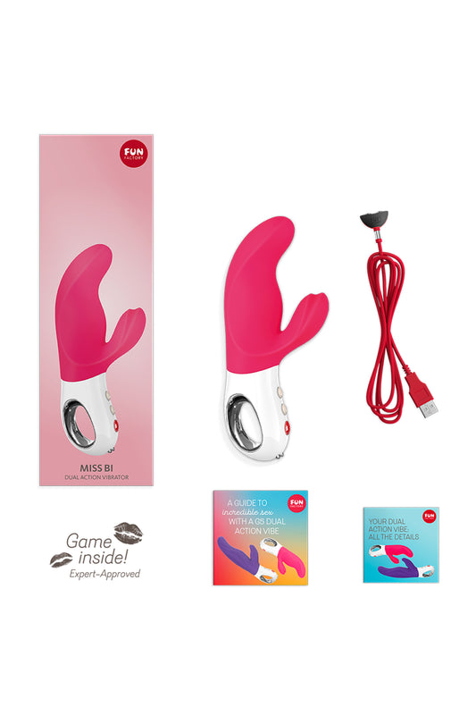Fun Factory MİSS Bİ Vibratör, silikon, pembe, 17 cm