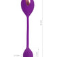 JOS Ginny Vakum Klitoral Vibrator, Silikon, Mor, 31 cm