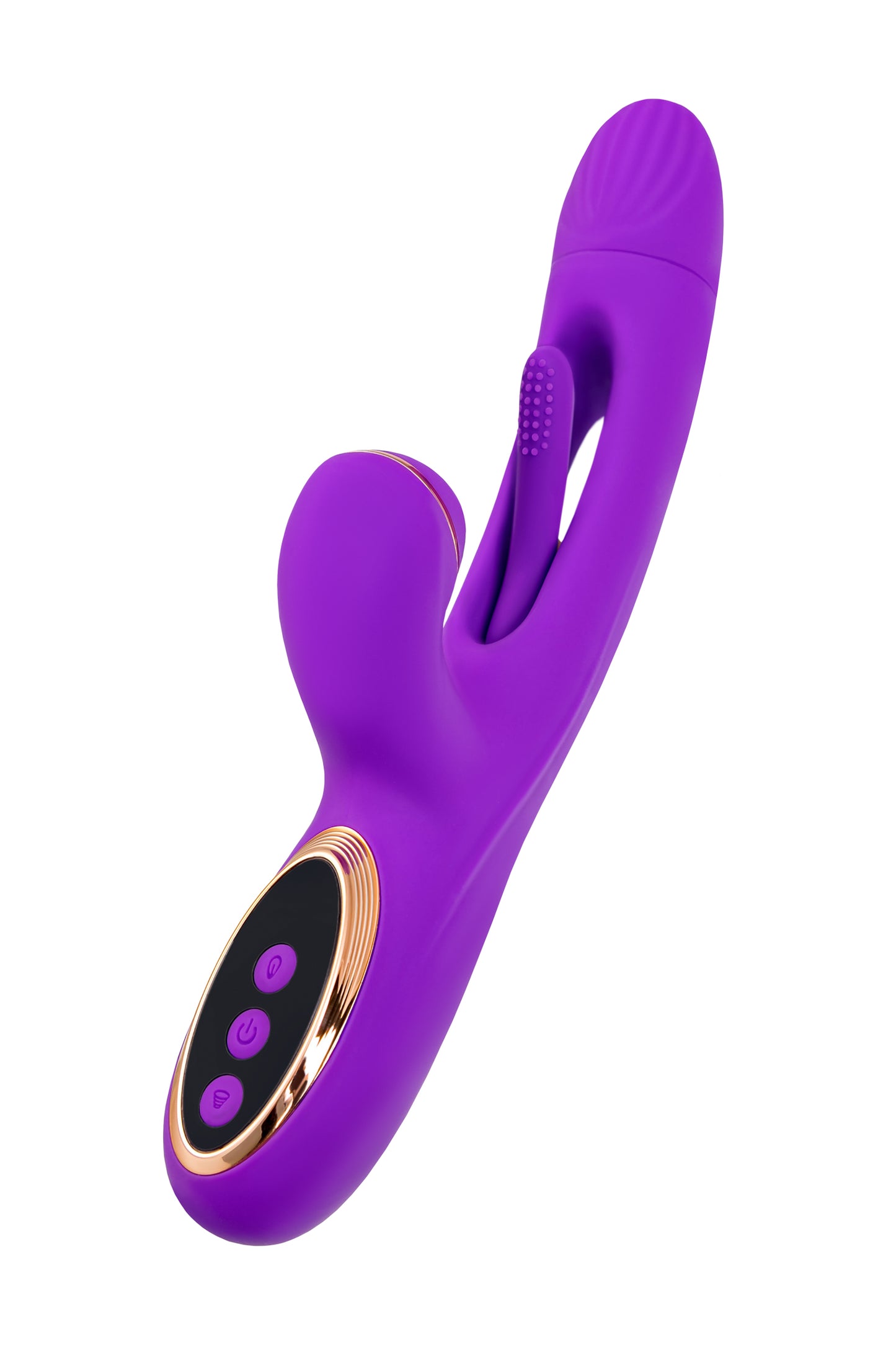 JOS Pitti Silikon Mor 24cm Dil Vibratör Vakum Stimülasyon Seks Oyuncakları Kadınlar için