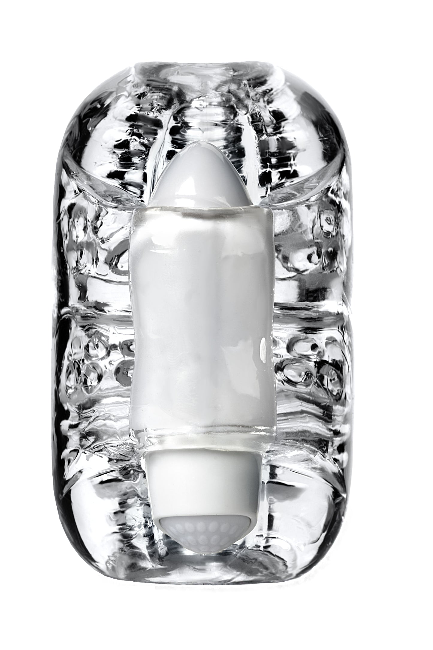 Lingam by TOYFA Masturbator, Khani, TPE, Şeffaf, 9 cm
