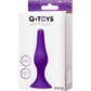 A-Toys by TOYFA  Anal Plug, silikon, mor, 12,5 cm