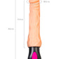 A-Toys by TOYFA Cocksman  Realistik Vibratörü, TPE, Ten, 26,5 cm