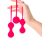 A-Toys by TOYFA Redvil Vajinal Top Seti, silikon, pembe, 16,5 cm