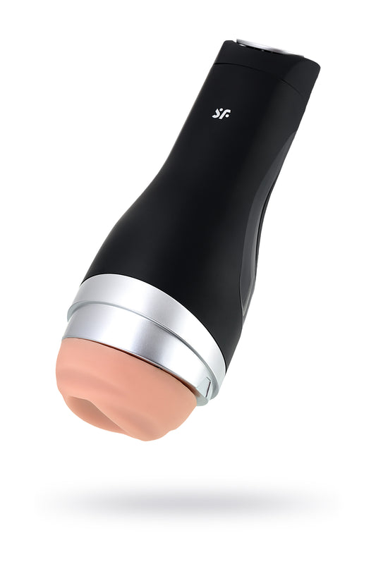 Satisfyer Men Classic Masturbator gerçekçi Olmayan, TPE, gümüş, 25,4 cm