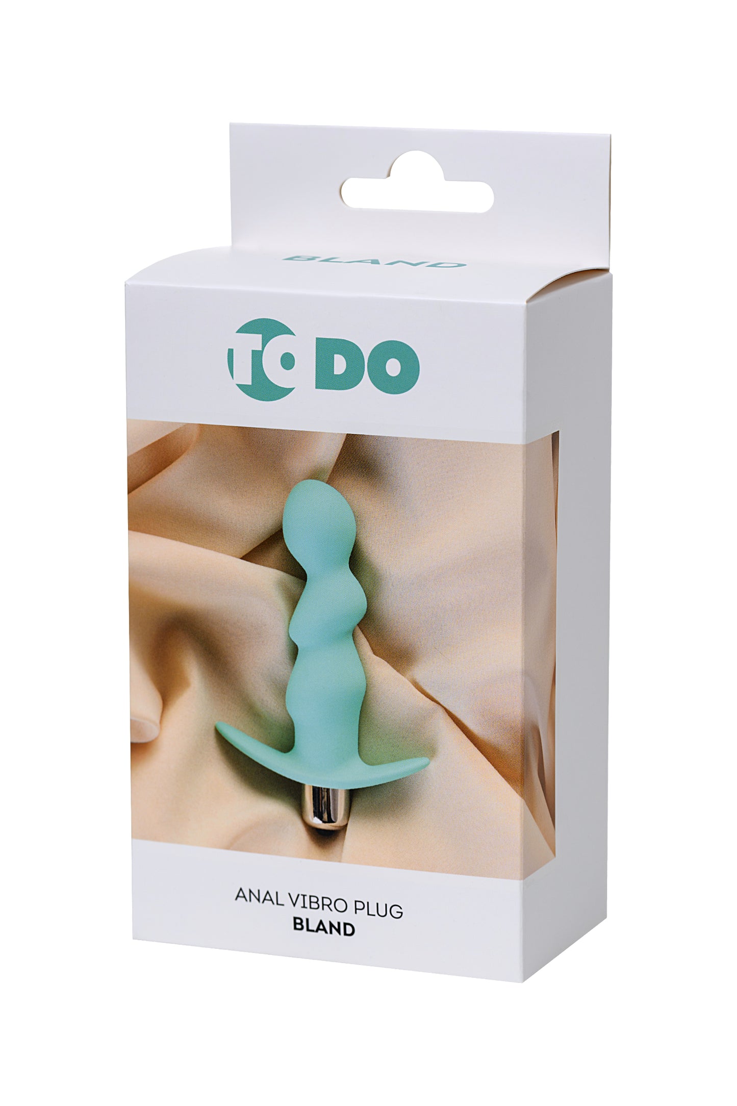 ToDo by Toyfa Bland anal vibratör, silikon, mavi, 12 cm, Ø 2,8 cm