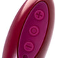 A-Toys by TOYFA Myrty Vakum Mastürbatör, Bordo, 9,8 cm
