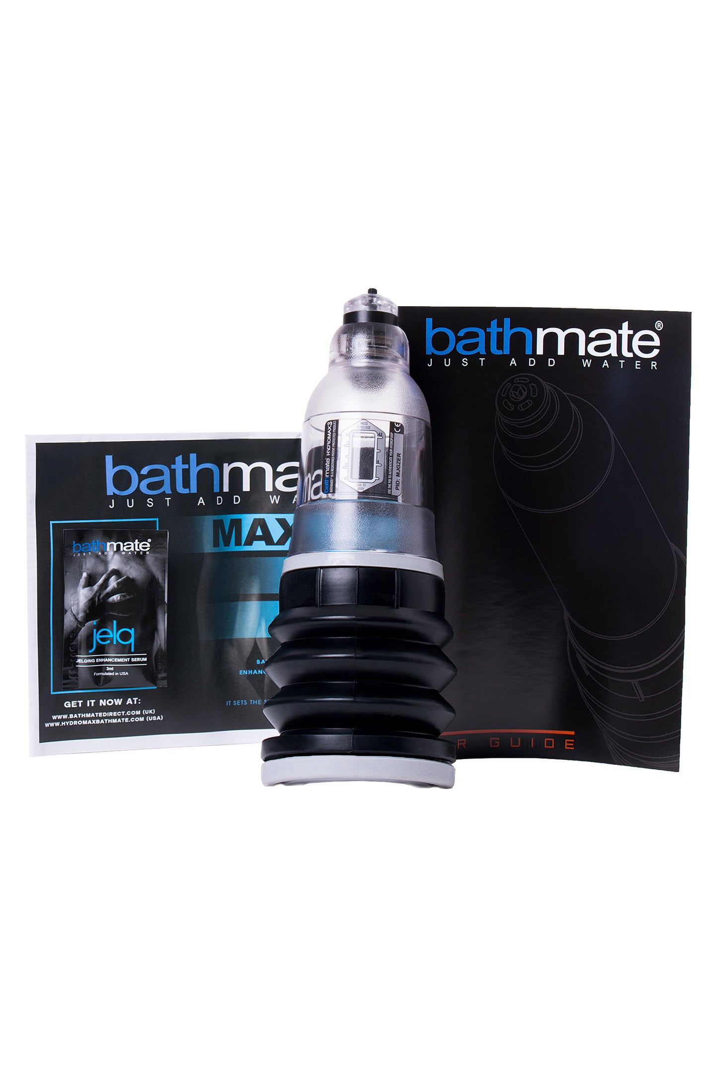 Bathmate HYDROMAX3 hidrolik pompa, ABS plastik, transparan, 22 cm