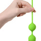 A-Toys by TOYFA Meeko Vajinal Topları, silikon, yeşil, 16,4 cm, Ø 2,7 cm