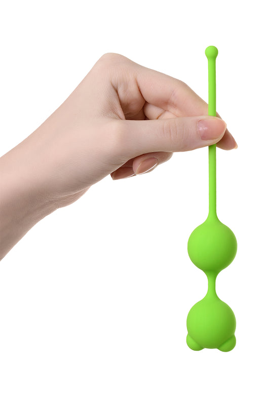 A-Toys by TOYFA Meeko Vajinal Topları, silikon, yeşil, 16,4 cm, Ø 2,7 cm
