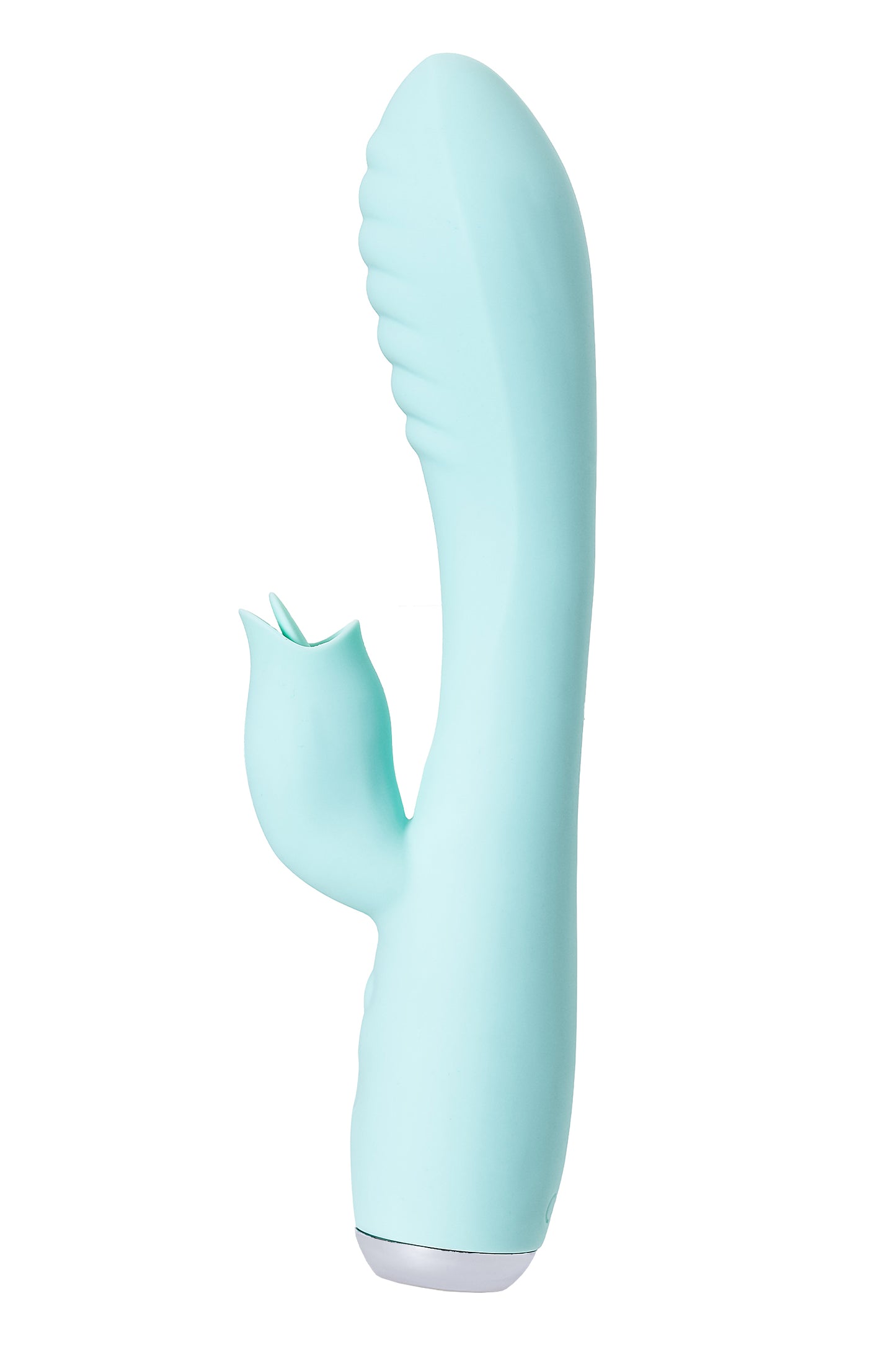 JOS MİLO Klitoral Uyarıcı ve Dilli Vibratör, Silikon, Cam Göbeği, 20 cm