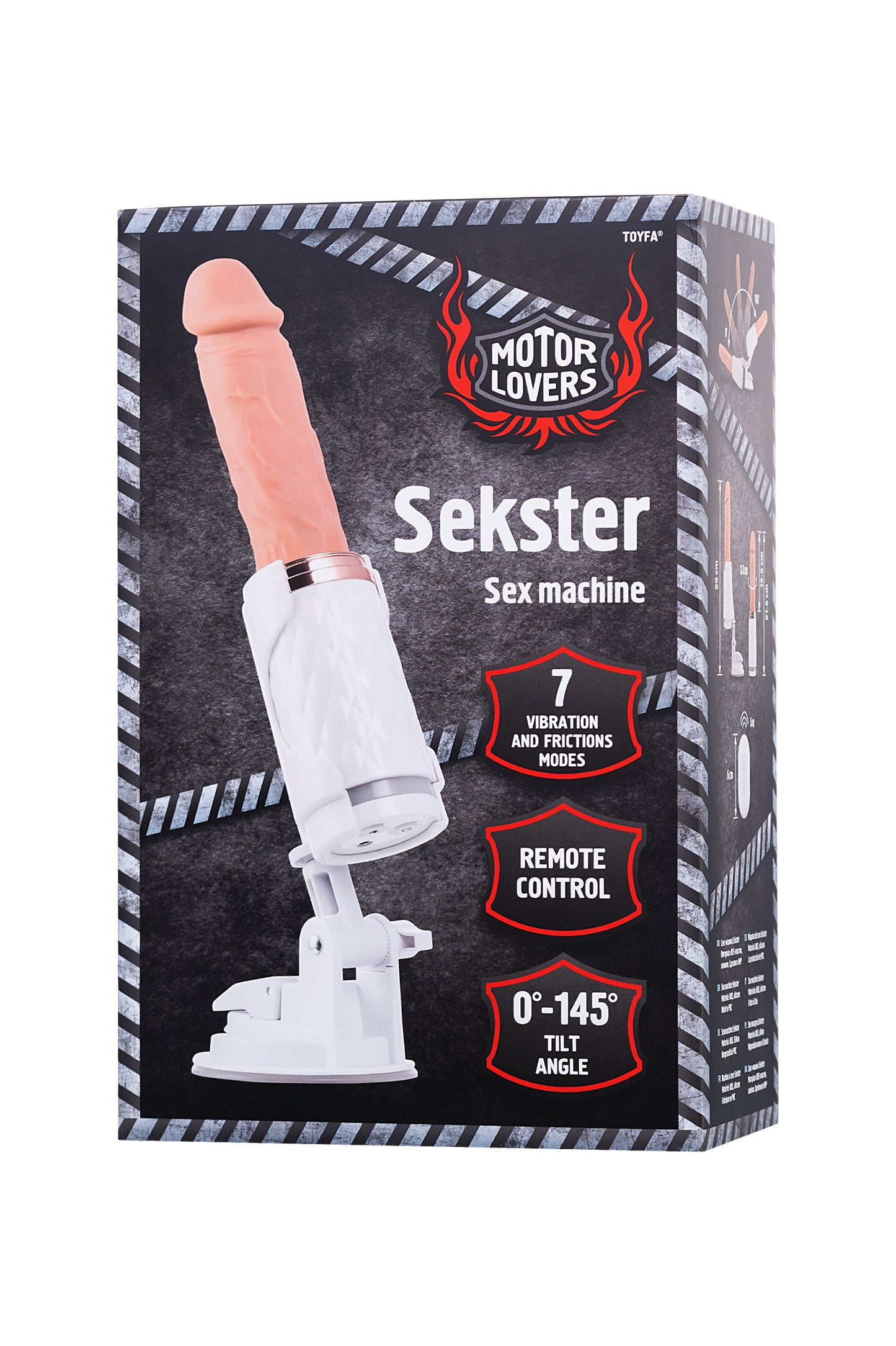 MotorLovers Seks Makinesi, ABS, beyaz, 29 cm