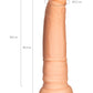 A-Toys by TOYFA  Krip Realistik Dildo, TPE, Ten, 18 cm